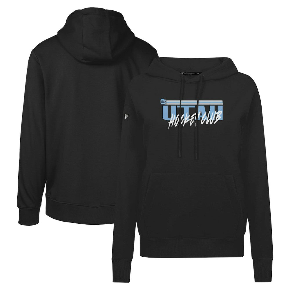 NHL Black NHL Utah Levelwear Women's Adorn Etched Pullover Hoodie