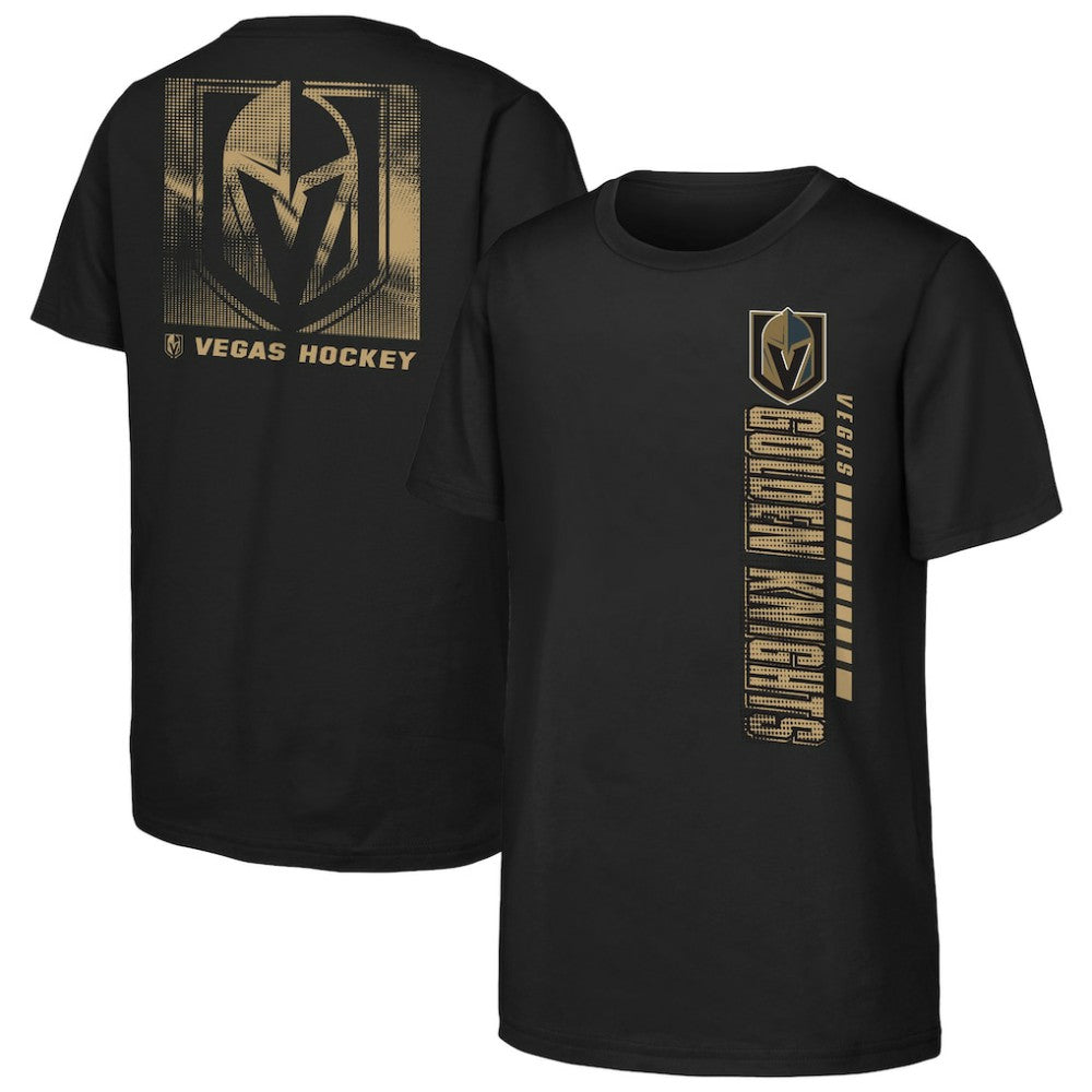 NHL Black Vegas Golden Knights Youth Atmosphere T-Shirt