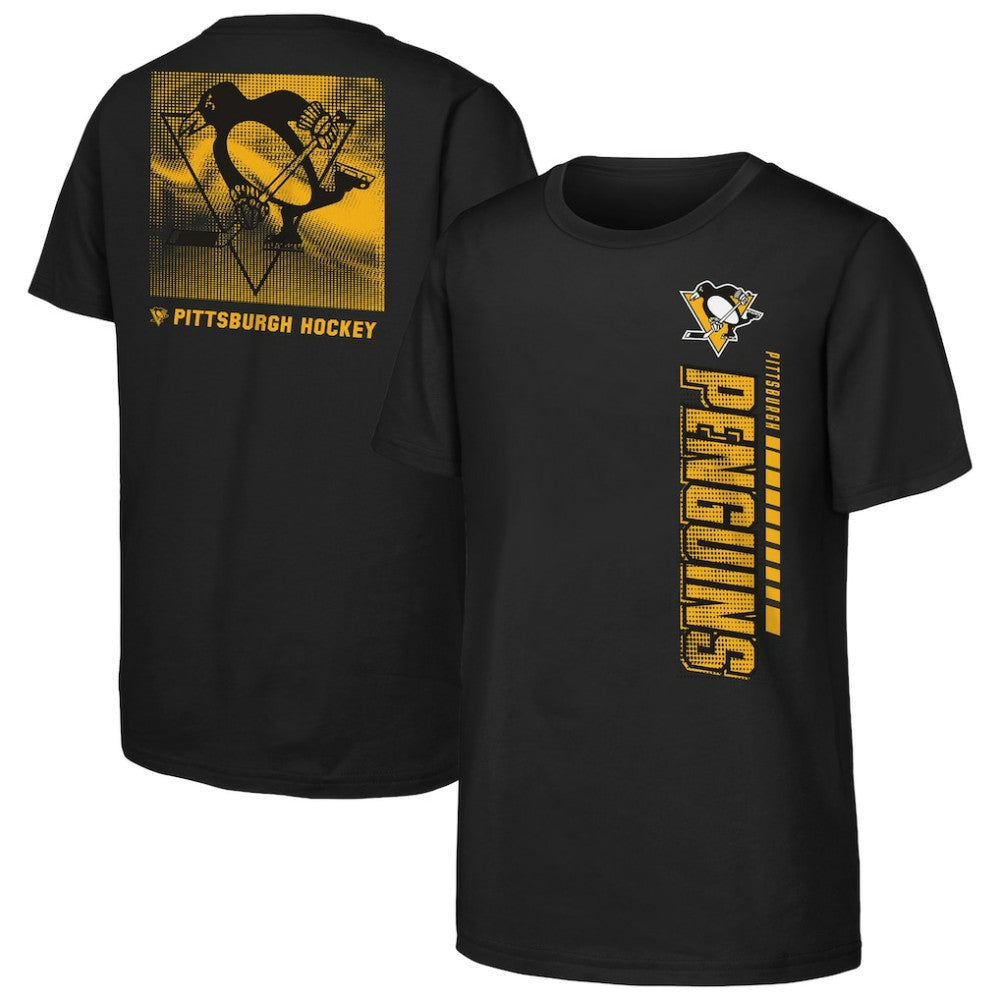 NHL Black Pittsburgh Penguins Youth Atmosphere T-Shirt