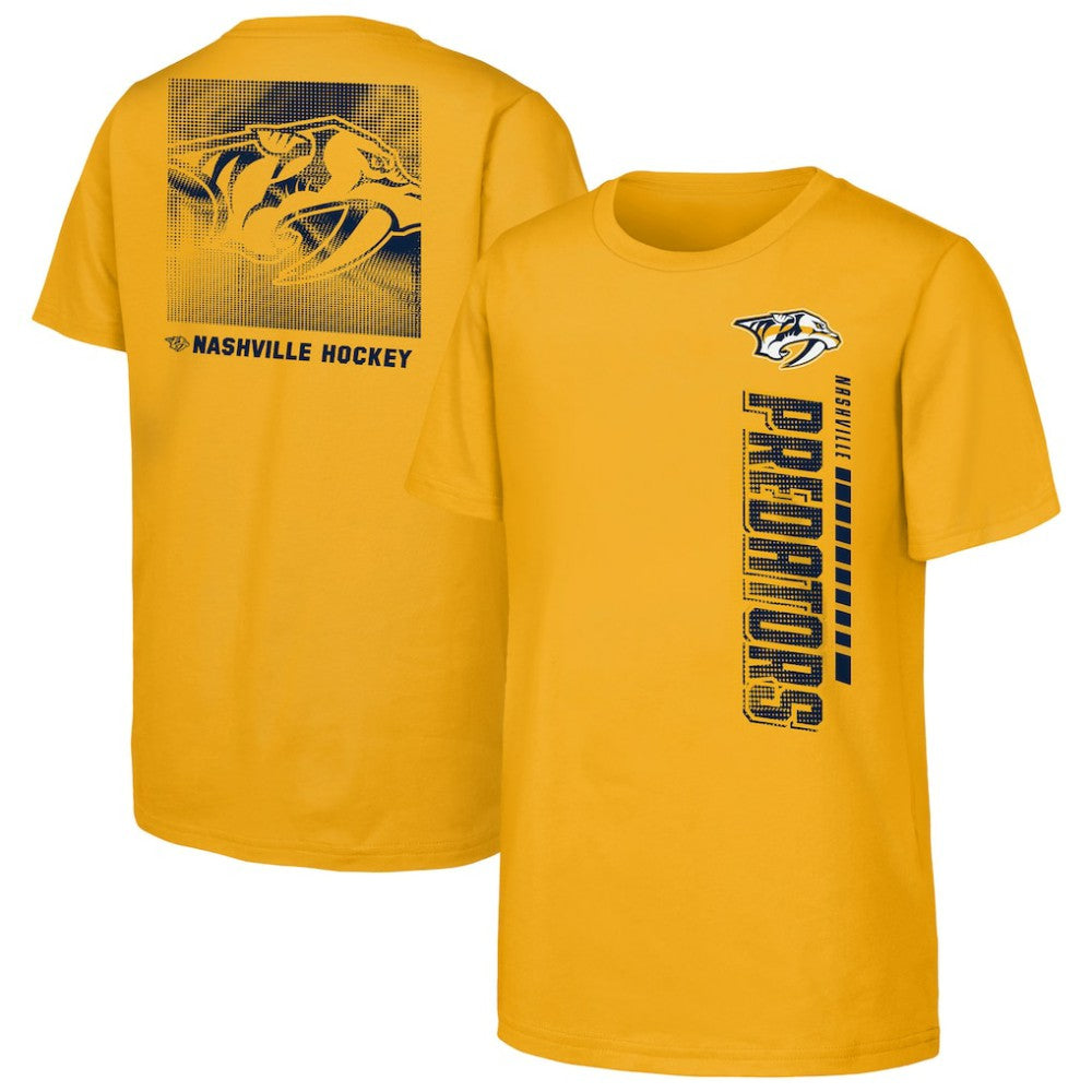 NHL Gold Nashville Predators Youth Atmosphere T-Shirt