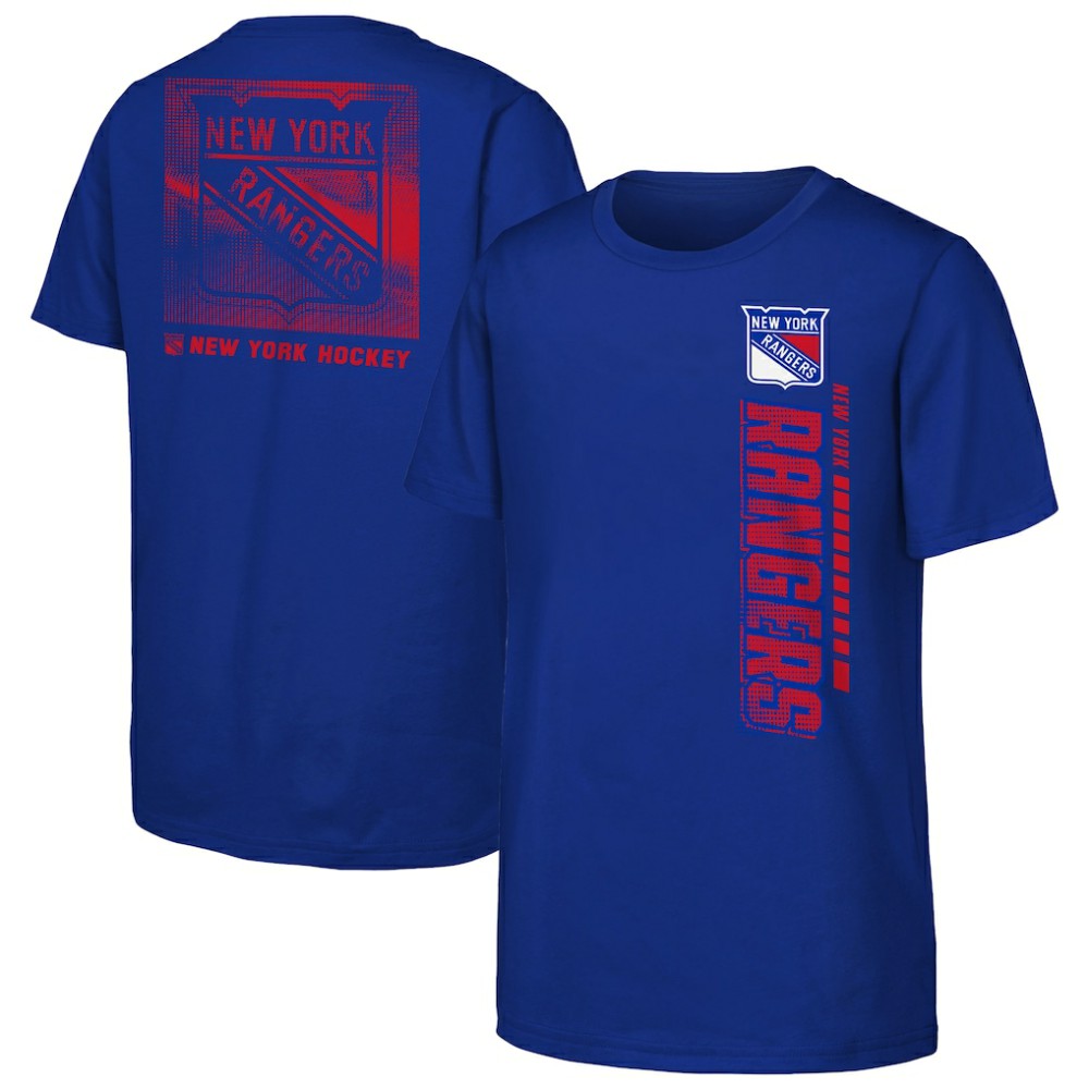 NHL Blue New York Rangers Youth Atmosphere T-Shirt
