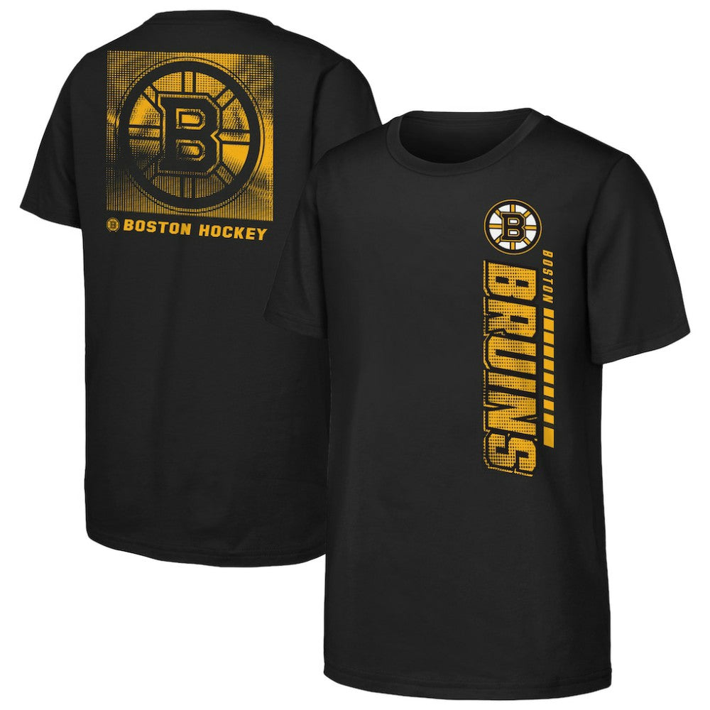 NHL Black Boston Bruins Youth Atmosphere T-Shirt