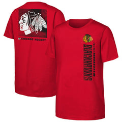 NHL Red Chicago Blackhawks Youth Atmosphere T-Shirt