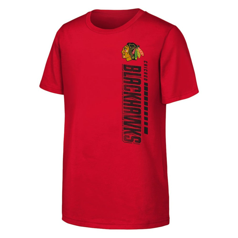 NHL Red Chicago Blackhawks Youth Atmosphere T-Shirt