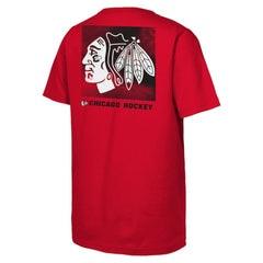 NHL Red Chicago Blackhawks Youth Atmosphere T-Shirt