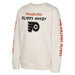 NHL Cream Philadelphia Flyers Youth Star Power Pullover Sweatshirt