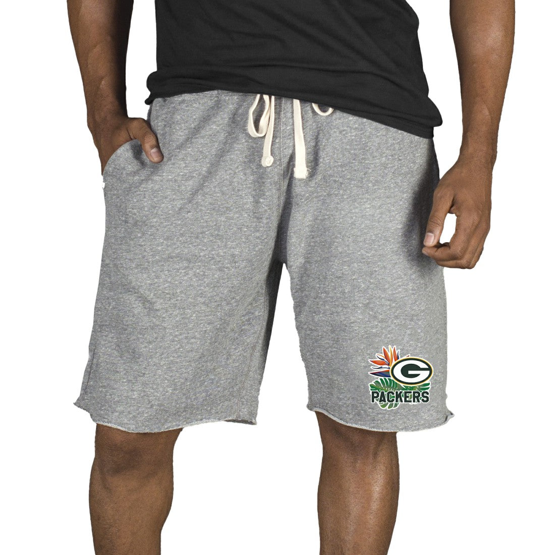 Concepts Sport Mainstream Tri-Blend Shorts - Green Bay Packers