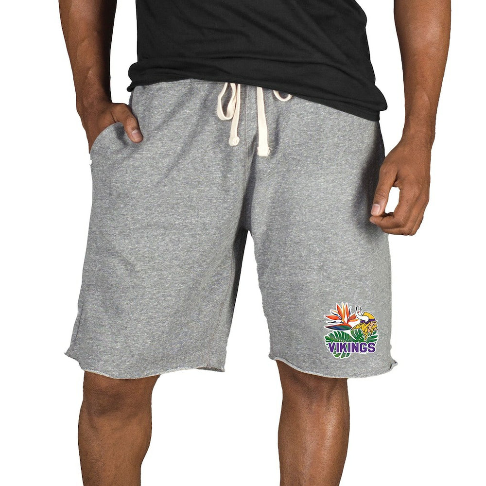 Concepts Sport Mainstream Tri-Blend Shorts - Minnesota Vikings