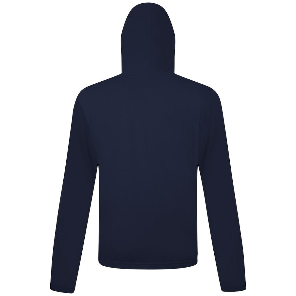 NHL Navy Edmonton Oilers Levelwear Anthem Ice Wall Pullover Hoodie