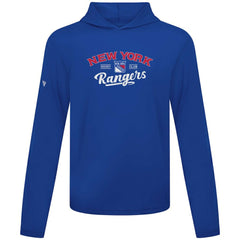 NHL Blue New York Rangers Levelwear Anthem Ice Wall Pullover Hoodie