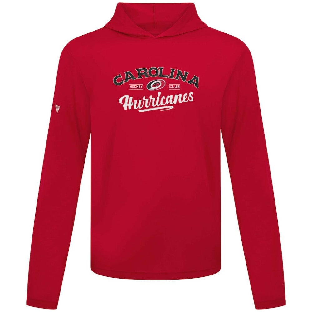NHL Red Carolina Hurricanes Levelwear Anthem Ice Wall Pullover Hoodie