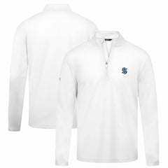NHL White Seattle Kraken Levelwear Heron Insignia Core Quarter-Zip Jacket