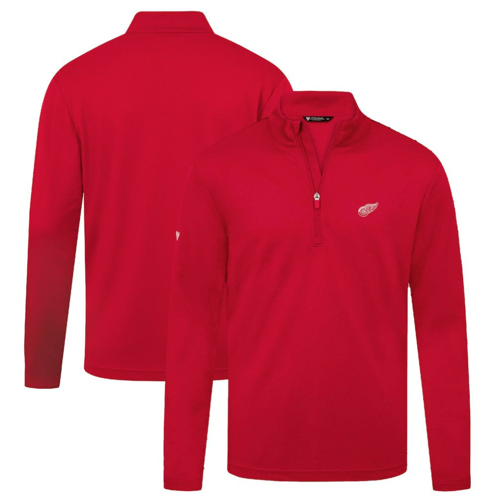 NHL Red Detroit Red Wings Levelwear Heron Insignia Core Quarter-Zip Jacket