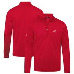 NHL Red Detroit Red Wings Levelwear Heron Insignia Core Quarter-Zip Jacket