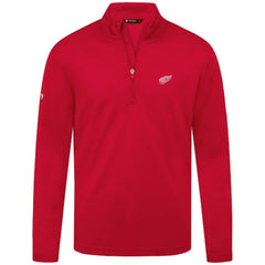 NHL Red Detroit Red Wings Levelwear Heron Insignia Core Quarter-Zip Jacket