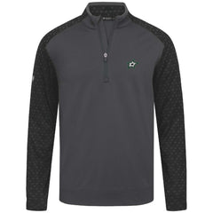 NHL Charcoal Dallas Stars Levelwear Aztec Insignia Core Quarter-Zip Pullover Top