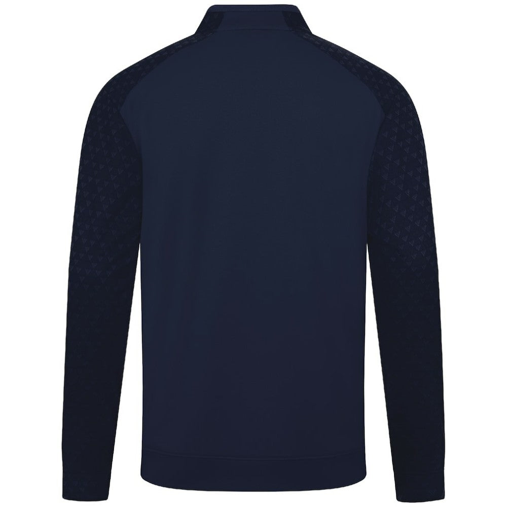 NHL Navy Winnipeg Jets Levelwear Aztec Insignia Core Quarter-Zip Pullover Top