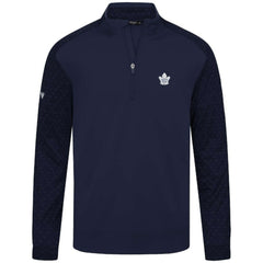 NHL Navy Toronto Maple Leafs Levelwear Aztec Insignia Core Quarter-Zip Pullover Top