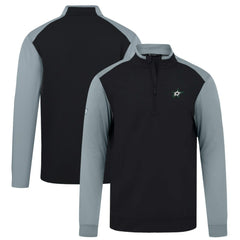 NHL Black Dallas Stars Levelwear Bayou Insignia Core Quarter-Zip Pullover Top