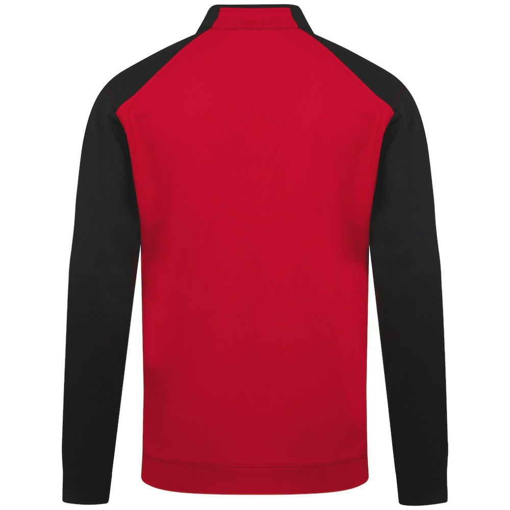 NHL Red Chicago Blackhawks Levelwear Bayou Insignia Core Quarter-Zip Pullover Top