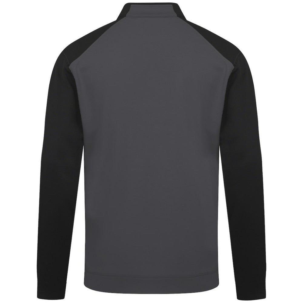 NHL Charcoal Minnesota Wild Levelwear Bayou Insignia Core Quarter-Zip Pullover Top