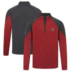 NHL Red Florida Panthers Levelwear Cadet Insignia Core Quarter-Zip Pullover Top