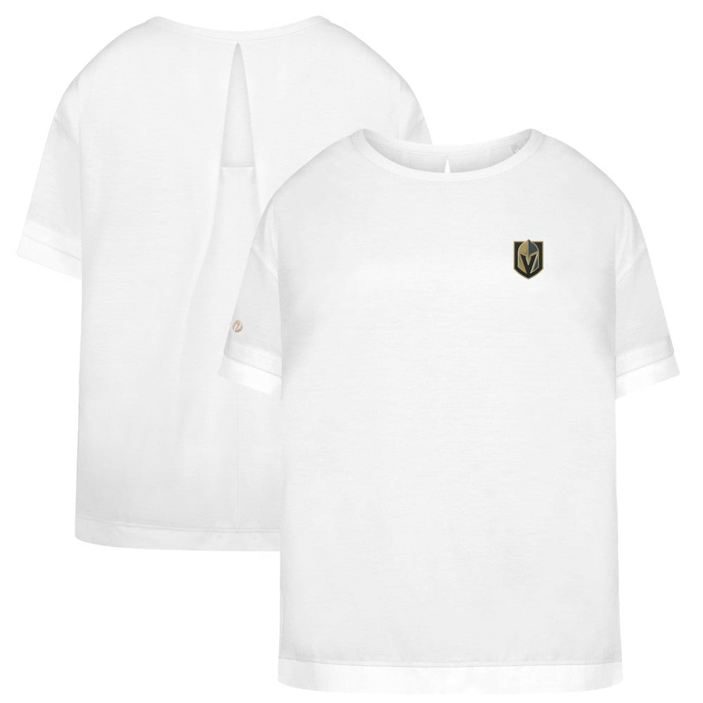 NHL White Vegas Golden Knights Levelwear Women's Tulip Primary Logo T-Shirt