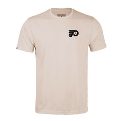 NHL Khaki Philadelphia Flyers Levelwear Richmond Stained Glass T-Shirt
