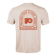 NHL Khaki Philadelphia Flyers Levelwear Richmond Stained Glass T-Shirt