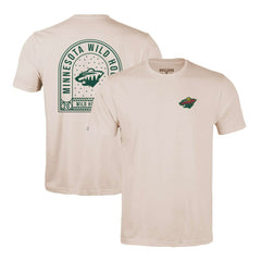NHL Khaki Minnesota Wild Levelwear Richmond Stained Glass T-Shirt