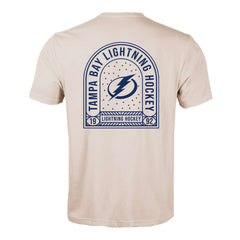 NHL Khaki Tampa Bay Lightning Levelwear Richmond Stained Glass T-Shirt