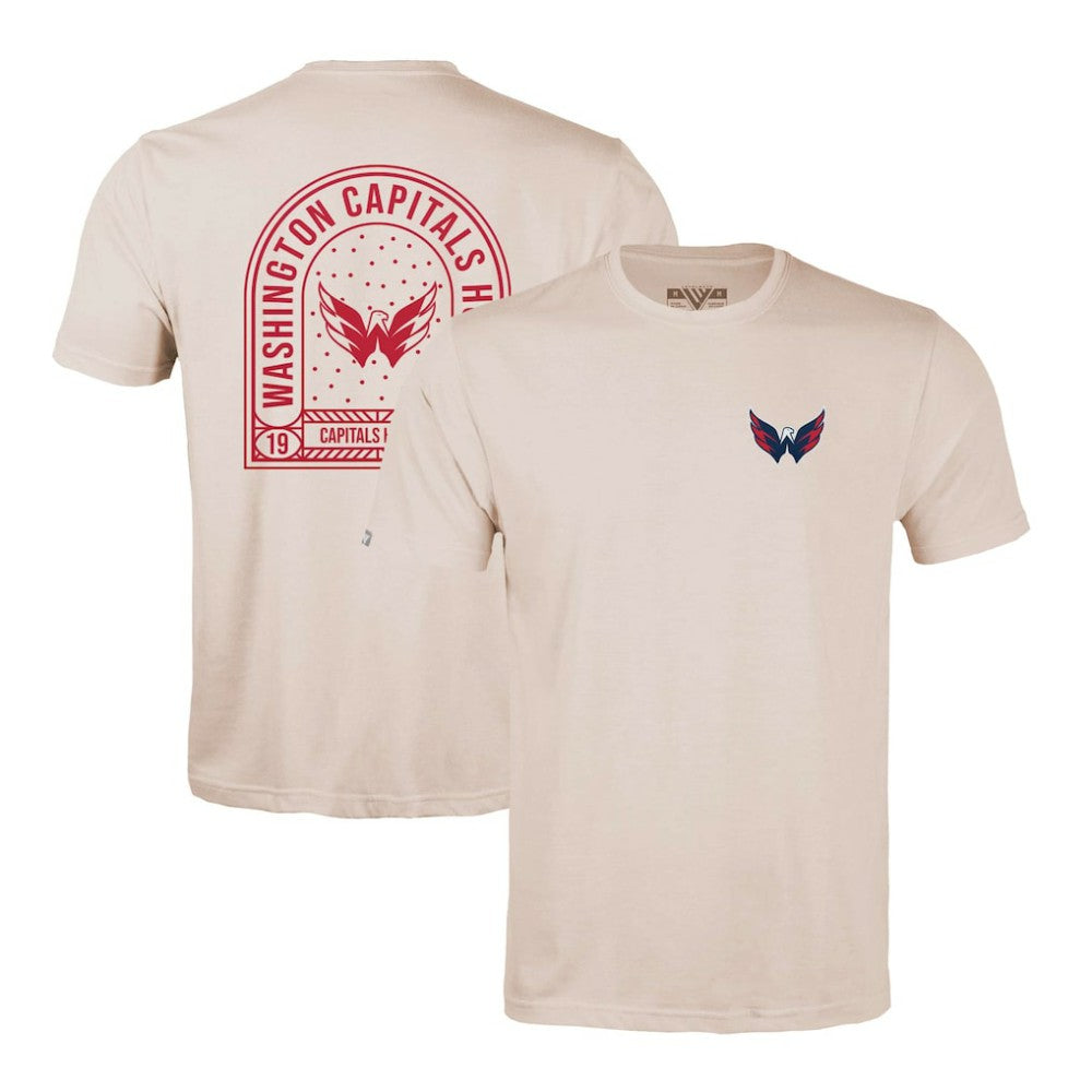 NHL Khaki Washington Capitals Levelwear Richmond Stained Glass T-Shirt