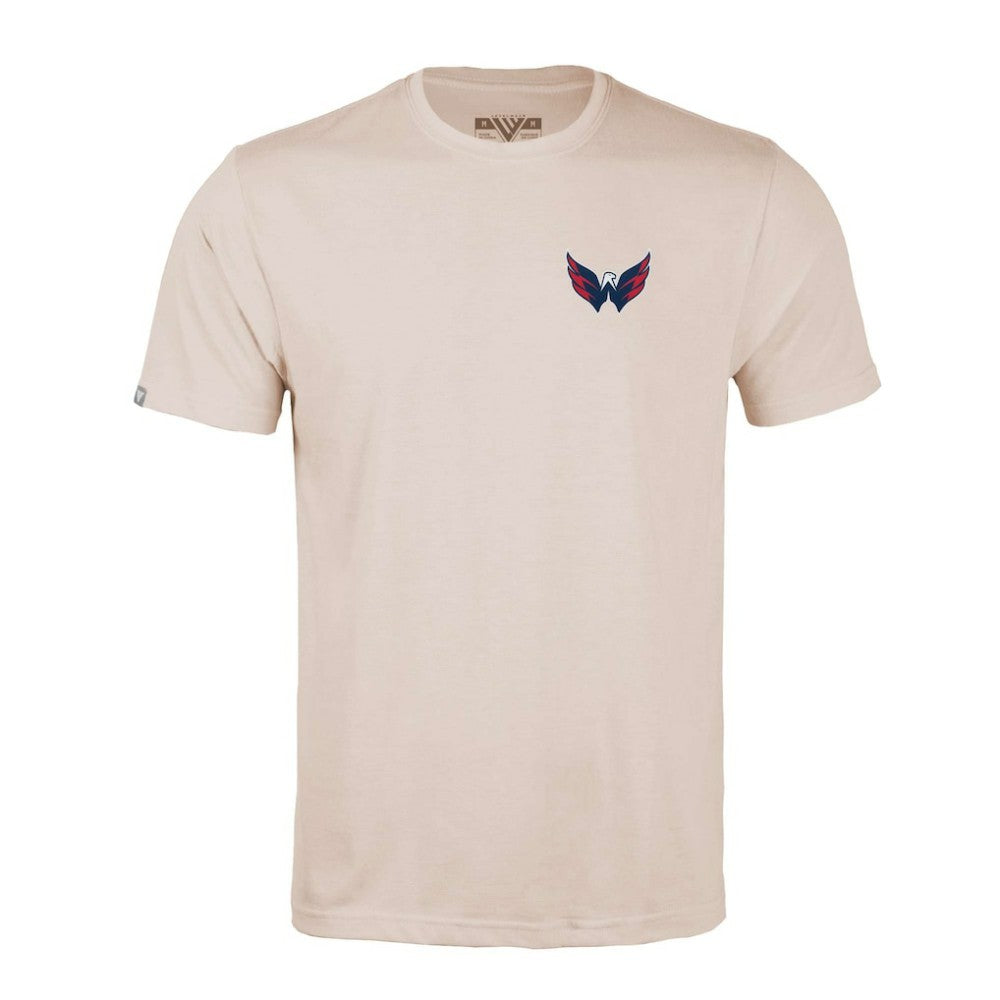 NHL Khaki Washington Capitals Levelwear Richmond Stained Glass T-Shirt