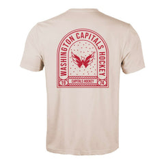 NHL Khaki Washington Capitals Levelwear Richmond Stained Glass T-Shirt