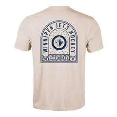 NHL Khaki Winnipeg Jets Levelwear Richmond Stained Glass T-Shirt