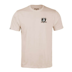 NHL Khaki Anaheim Ducks Levelwear Richmond Stained Glass T-Shirt
