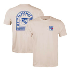 NHL Khaki New York Rangers Levelwear Richmond Stained Glass T-Shirt