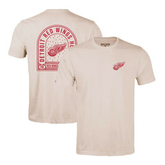 NHL Khaki Detroit Red Wings Levelwear Richmond Stained Glass T-Shirt