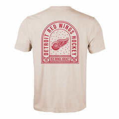 NHL Khaki Detroit Red Wings Levelwear Richmond Stained Glass T-Shirt