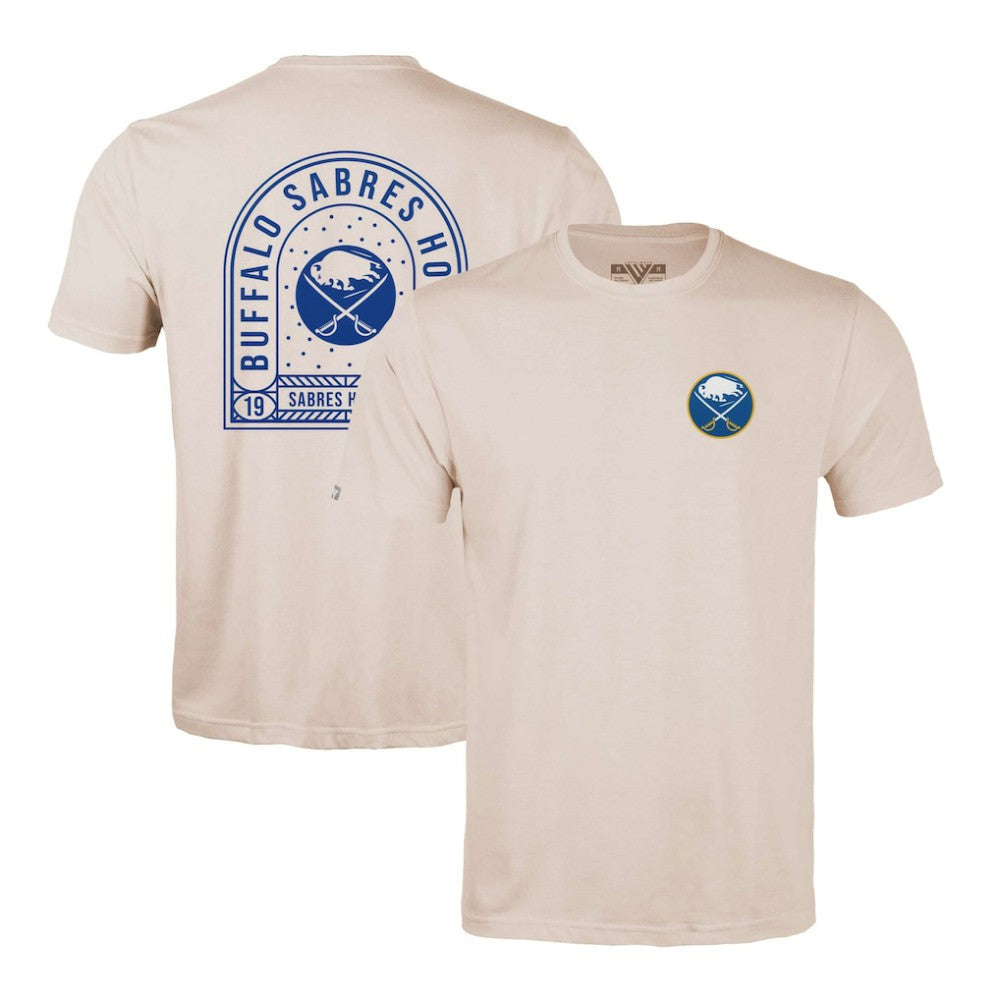 NHL Khaki Buffalo Sabres Levelwear Richmond Stained Glass T-Shirt