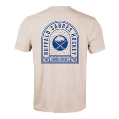 NHL Khaki Buffalo Sabres Levelwear Richmond Stained Glass T-Shirt