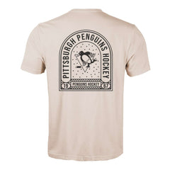NHL Khaki Pittsburgh Penguins Levelwear Richmond Stained Glass T-Shirt