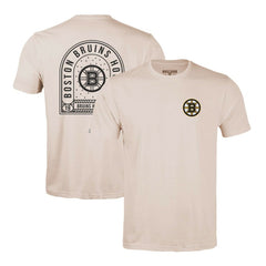 NHL Khaki Boston Bruins Levelwear Richmond Stained Glass T-Shirt