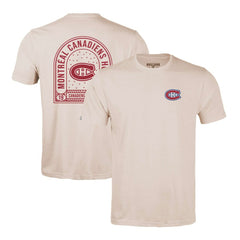 NHL Khaki Montreal Canadiens Levelwear Richmond Stained Glass T-Shirt