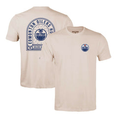 NHL Khaki Edmonton Oilers Levelwear Richmond Stained Glass T-Shirt