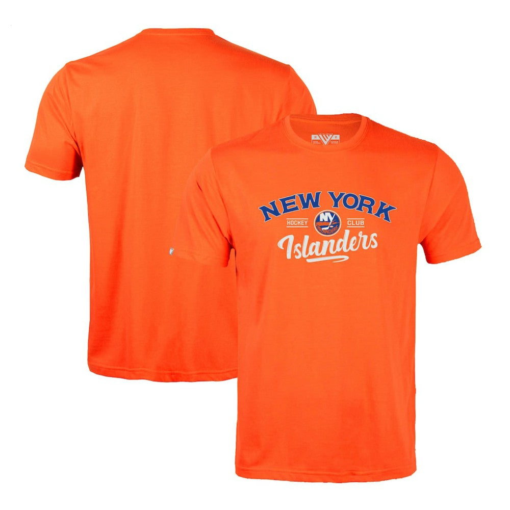 NHL Orange New York Islanders Levelwear Richmond Ice Wall T-Shirt