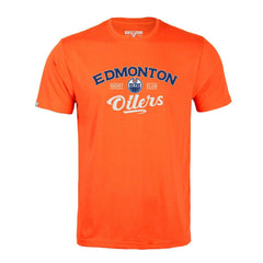 NHL Orange Edmonton Oilers Levelwear Richmond Ice Wall T-Shirt