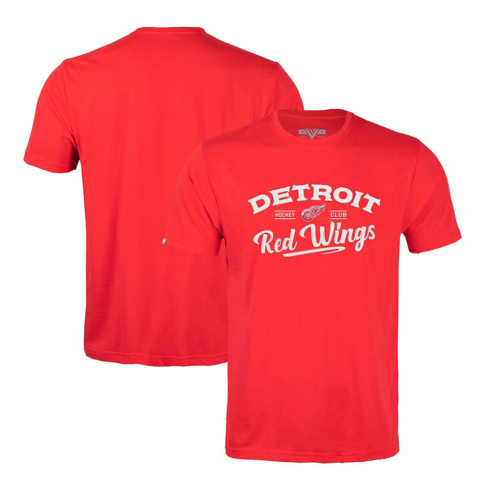 NHL Red Detroit Red Wings Levelwear Richmond Ice Wall T-Shirt