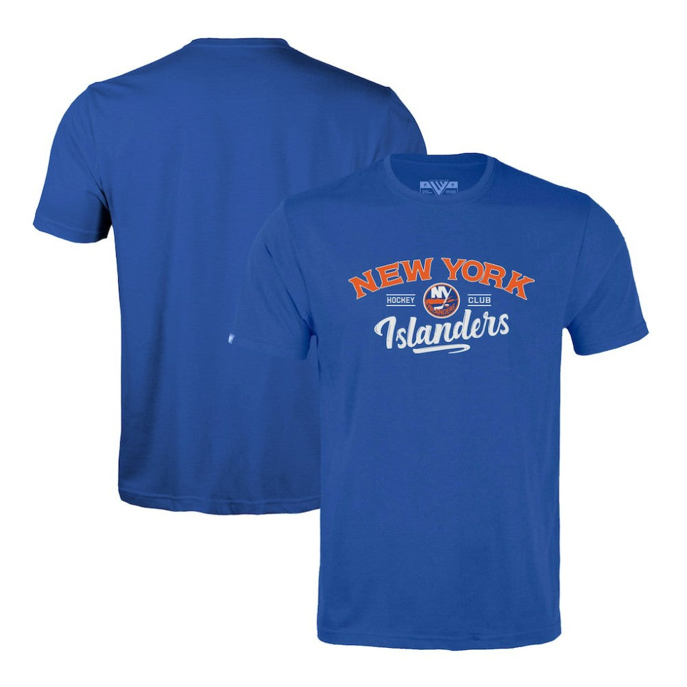 NHL Royal New York Islanders Levelwear Richmond Ice Wall T-Shirt