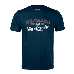 NHL Navy Colorado Avalanche Levelwear Richmond Ice Wall T-Shirt
